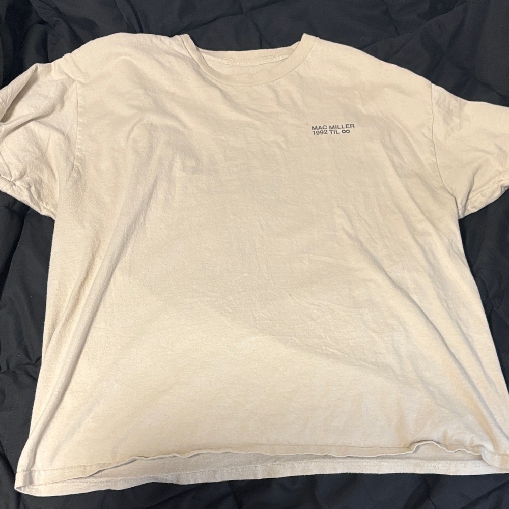 Spencer's Off-White Graphic Tee Mac Miller